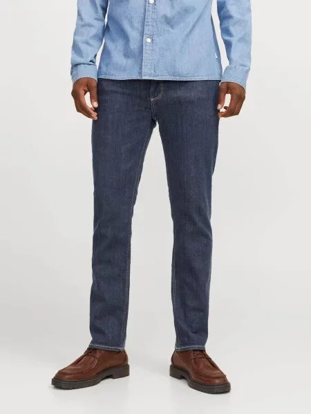 Прямі джинси JACK & JONES синій