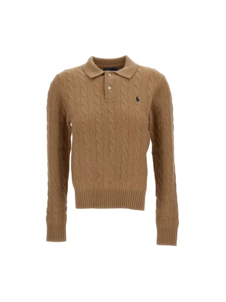 Sweter Polo Ralph Lauren wełniany beżowy