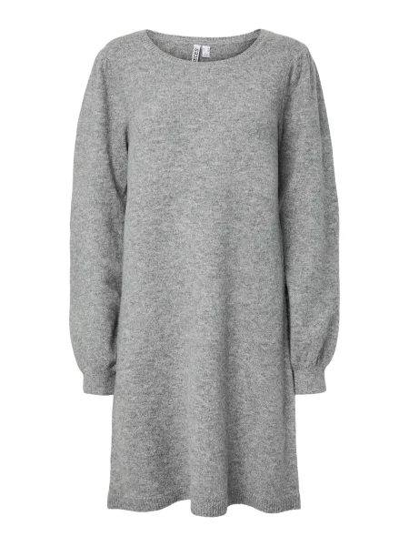 PIECES Rochie tricotat PCSALLY amestecat gri