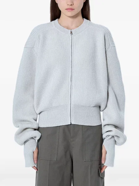 Cardigan Rier tricotate gri