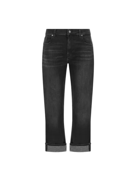 Jeansy 7 For All Mankind czarne