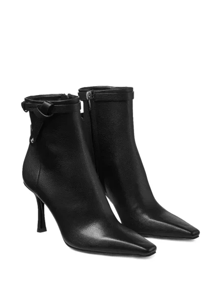 Cizme scurte Jimmy Choo din piele negru