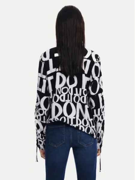 Desigual Bluza črna