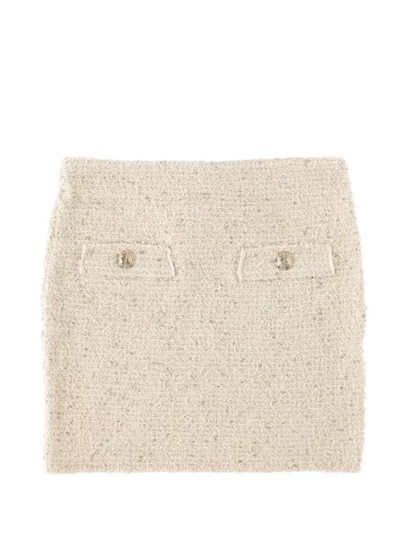 Bouclé fustă Balmain