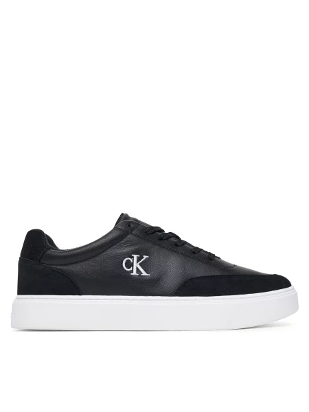 Sneakersy Calvin Klein Classic Cups Oxf Tmb Lth-Su Tc čierna