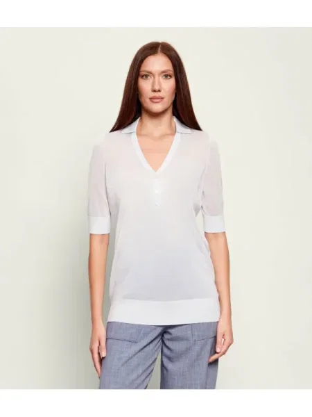 BOSS BLACK Pulover cu adaos de lână negru