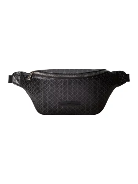 Calvin Klein Nerka Emblem Aop Coated Waistbag czarny