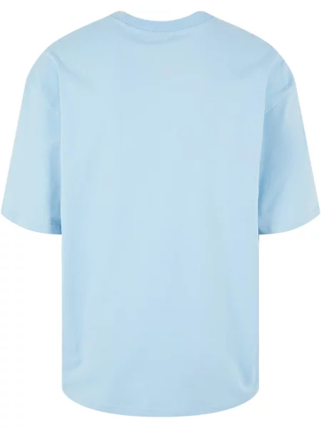 Dropsize Tricou Embo albastru deschis alb