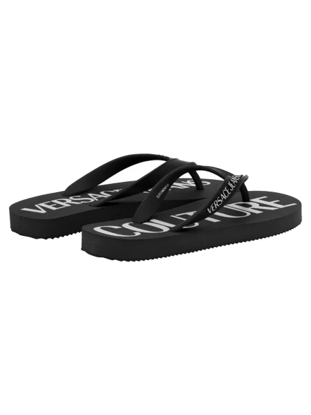 Klapki Versace Jeans Couture czarne