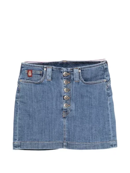 Fustă din denim Dondup albastru
