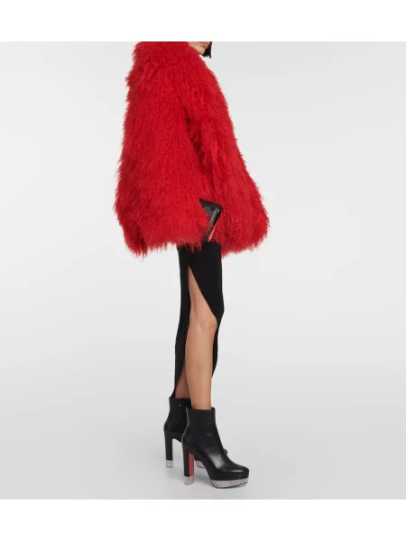 Cizme scurte Christian Louboutin din piele negru