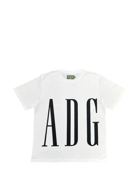 Scurt tricou Denim Tears cu imagine alb