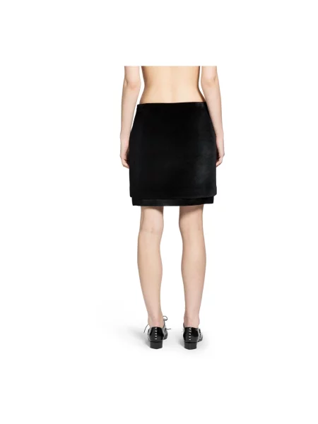 Spódnica mini Jil Sander czarna