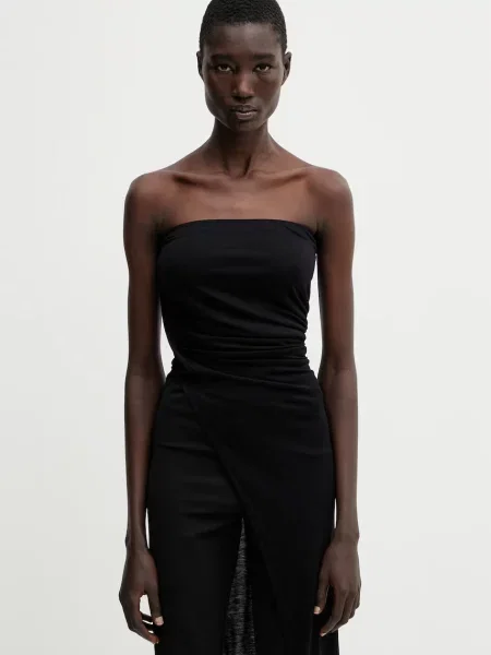 Rick Owens Lilies bluzka z odkrytymi ramionami z gładka