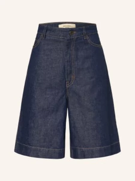 Weekend Max Mara Szorty Dżinsowe Dozono Z Lnu blau