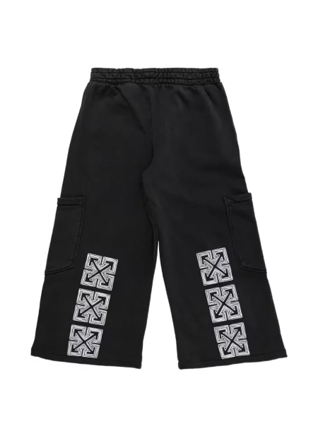 Spodnie cargo dziecięce Off-white białe