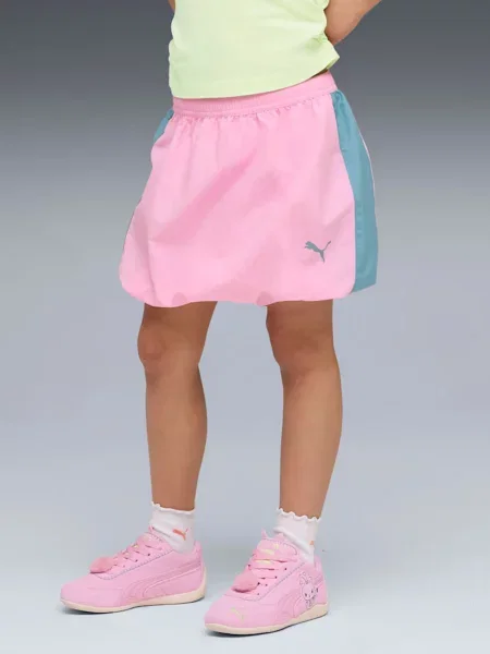 Дитяча Спідниця міні PUMA PUMA X GABBY'S DOLLHOUSE рожевий