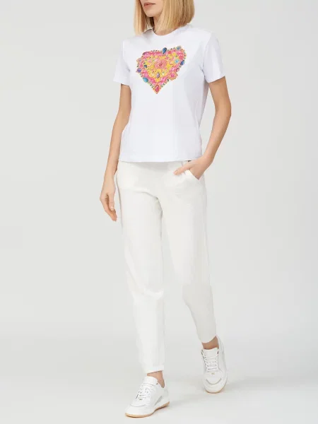 Футболка Versace Jeans Couture біла