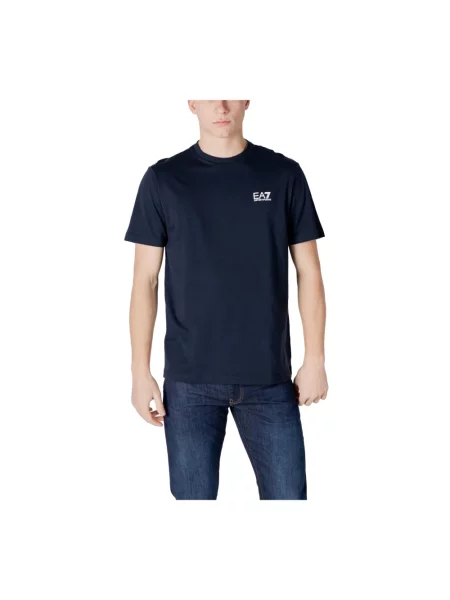 Emporio Armani T-shirt basic niebieska