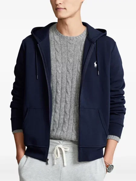 Tricou polo Polo Ralph Lauren cu dungi cu două rânduri de nasturi cu aplicații negru