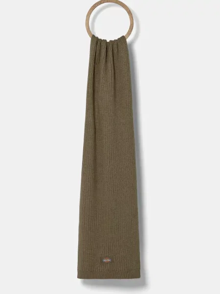 Dickies sál gyapjú keverékből RIB zöld