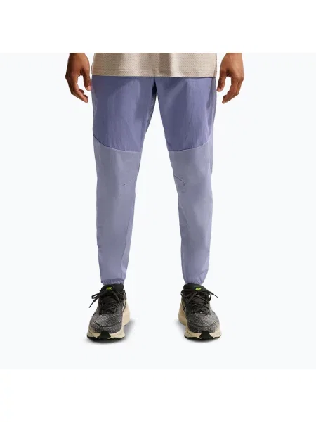 Pantaloni de alergare pentru bărbați Nike Stride Repel Woven iron purple/indigo haze violet
