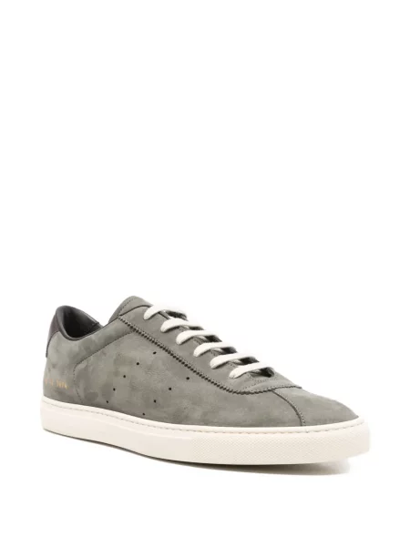 Sneakerși Common Projects din piele de căprioară gri