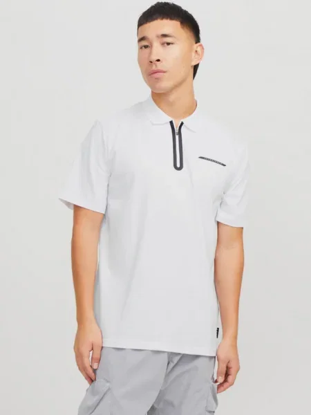 Polo Jack & Jones alb