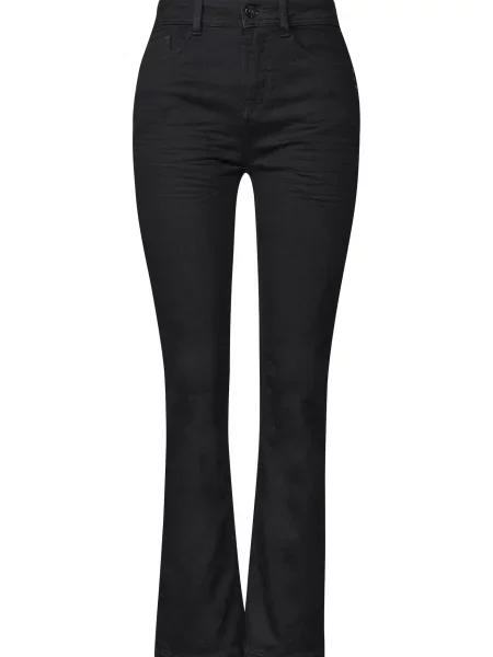 STREET ONE Jeans denim negru