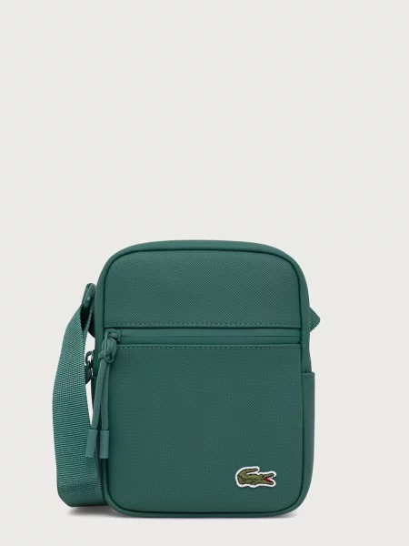 Lacoste geantă mică pentru bărbați verde