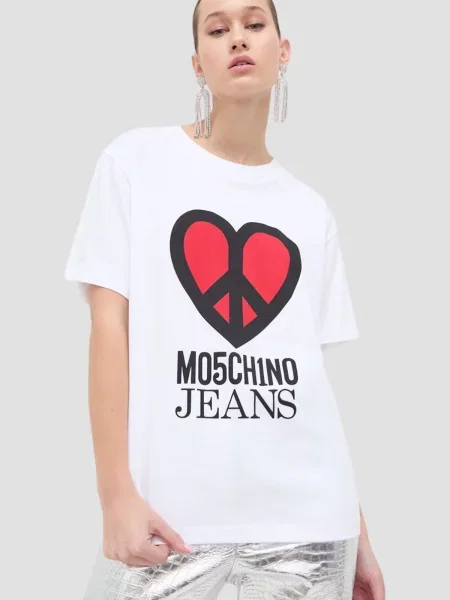 Футболка Moschino білий