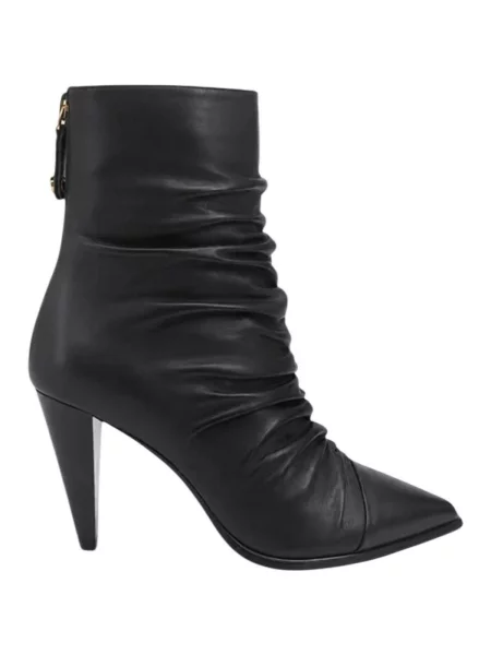 Pinko De piele botine cu Vane 02 negru