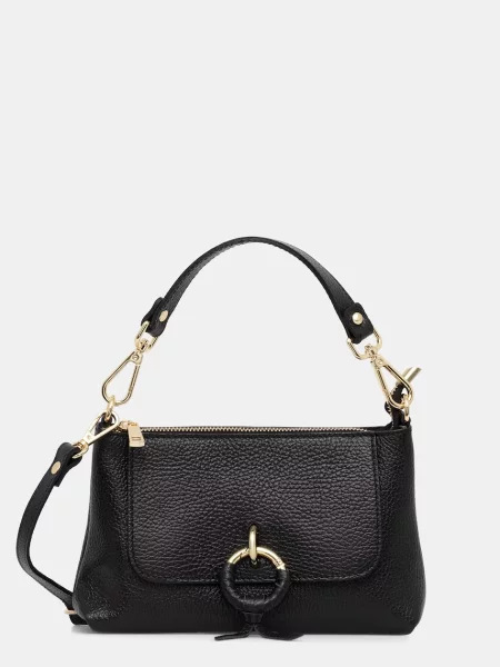 Answear.LAB Geantă poștaș de damă din piele negru