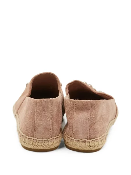Espadrile Tory Burch cu autograf roz