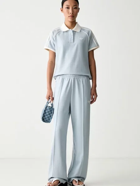 Adidas Originals polo majica modra