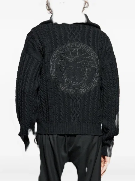 Cardigan Versace tricotate negru