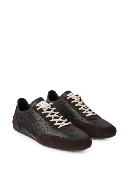 Sneakerși Jimmy Choo din piele negru