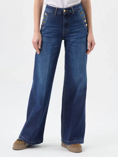 Джинси Barbara Alvisi сині