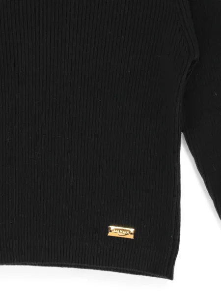 Sweter dziecięcy Balmain czarny