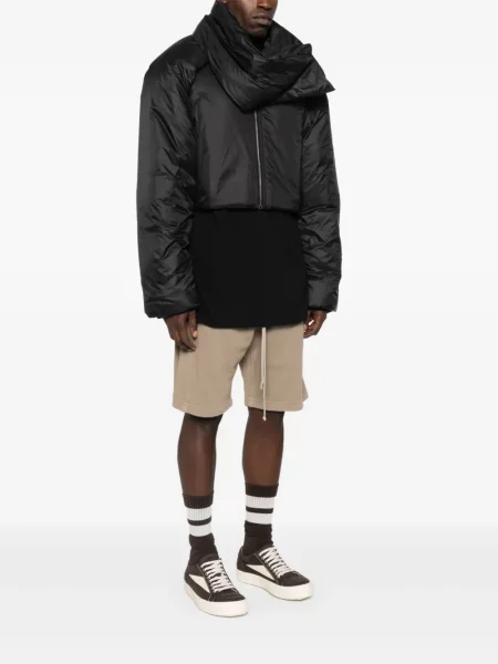 Zkrácená zateplená bunda Rick Owens Drkshdw černá