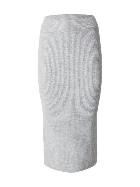 VILA Suknja VIRETTA svijetlosiva