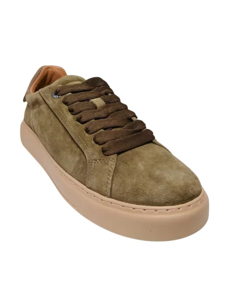 Sneakersy Alexander Smith skórzane zielone