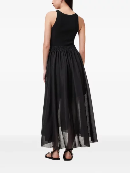 Rochie maxi Allsaints de costum negru