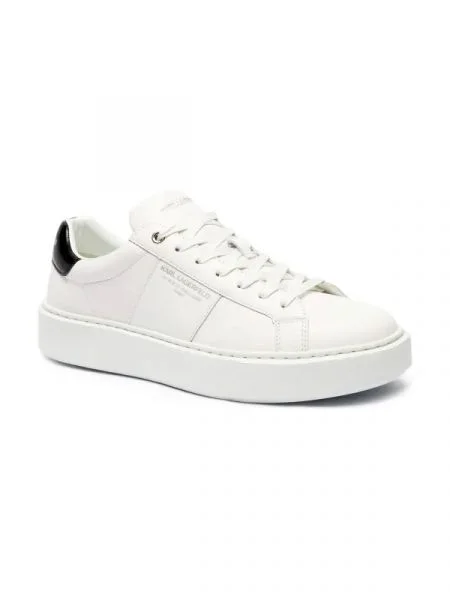 Karl Lagerfeld Bőr sneakers tornacipő fehér