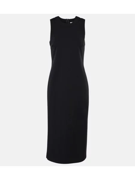 Rochie midi Max Mara din jerseu până la genunchi de costum gri