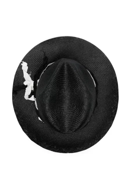 Шапка с периферия Yohji Yamamoto черно