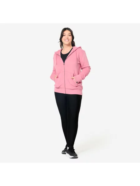 Bluza na Domyos Gym & Pilates różowa