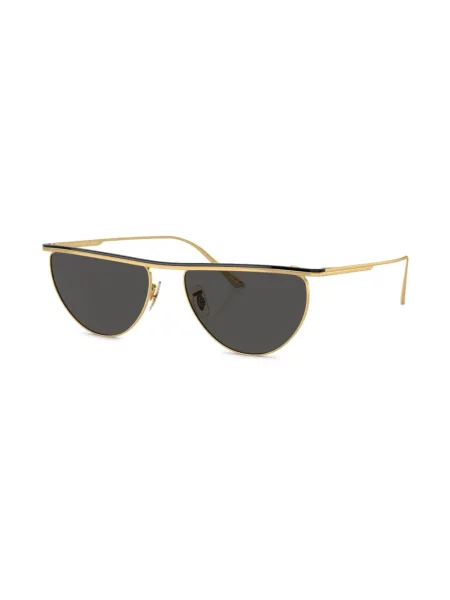 Apvalūs saulės akiniai Oliver Peoples juoda