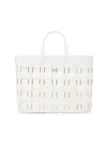 Mała torebka Elisabetta Franchi biała