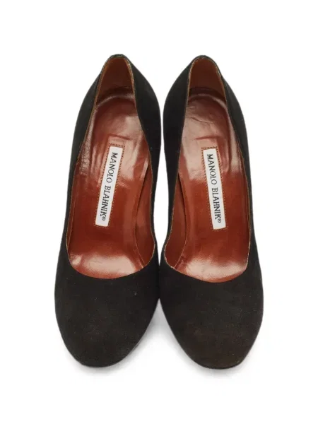 Pantofi cu toc Manolo Blahnik negru